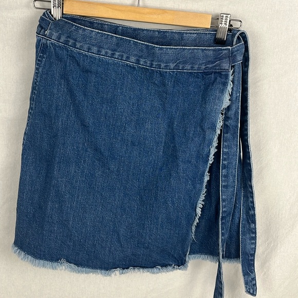 Madewell wrap denim 6 raw hem - Picture 5 of 8